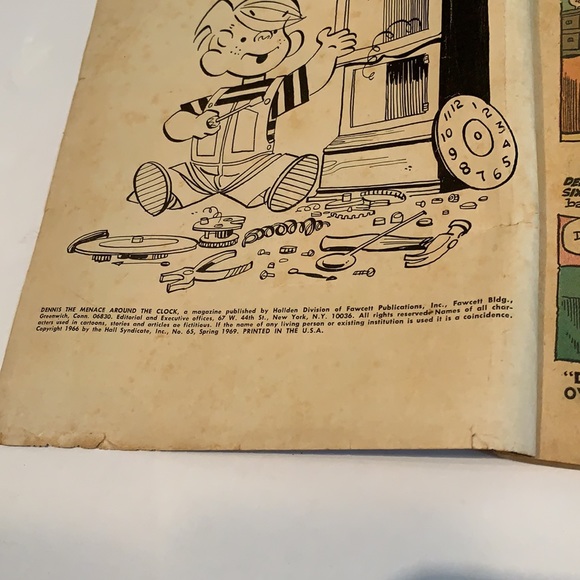 Vintage 1969 4 - Dennis The Menace Comic Books - Picture 7 of 15